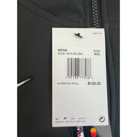 Nike Chicago White Sox Dugout Jacket Black Gray NAC7-191N-RX-0BT Size 2XL - Picture 3 of 16